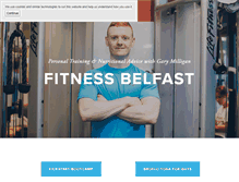 Tablet Screenshot of fitnessbelfast.com